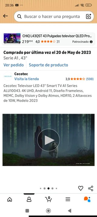 Cecotec Smart TV LED 43 A1 Series