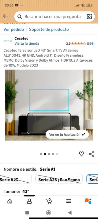 Cecotec Smart TV LED 43 A1 Series