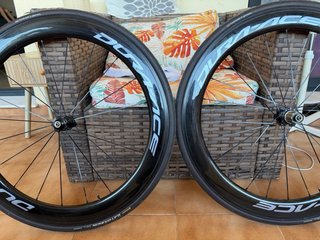 Ruedas perfil 60 freno zapata tubular
