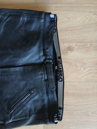 Pantalón Moto Garibaldi Cuero Negro
