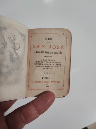 Libro Mes de San José 1893