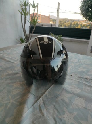 Casco Moto Jet AVG