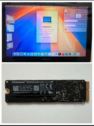 SSD 128GB MacBook Pro A1502 /macOS Sequoia 2015