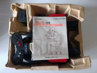 Nintendo Virtual Boy consola + 9 juegos
