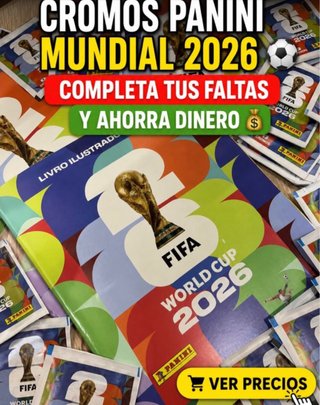 Cromos Panini Mundial 2026