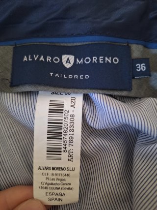 Traje Alvaro Moreno Azul