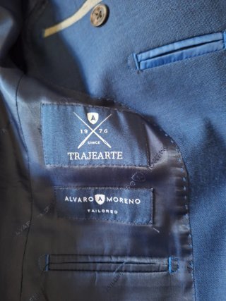 Traje Alvaro Moreno Azul