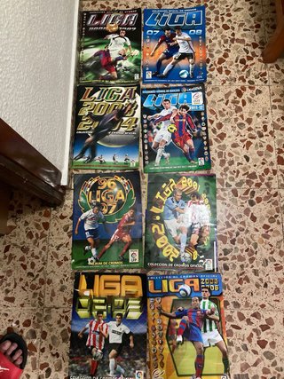 Colección Álbumes Fútbol Ligas Españolas