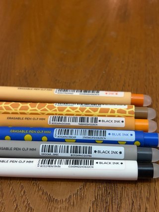 Legami Set 6 penne cancellabili rare