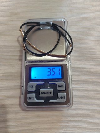 Girocollo oro 585..14kt caucciù nero