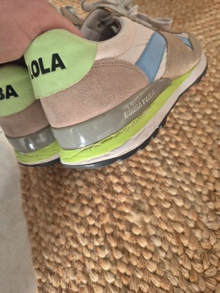 Zapatillas Bimba y Lola Beige y Azul