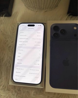 iPhone 17 Pro Max 512GB Azul Marino