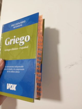 Diccionario Manual Griego Clasico - Espaol