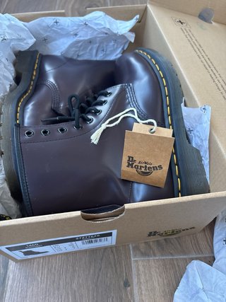 Botas Dr. Martens burgundy