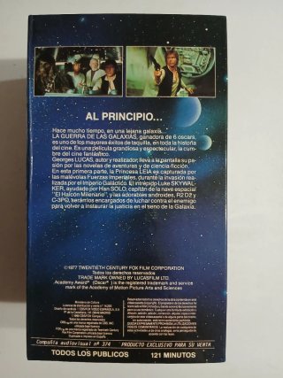 TRILOGÍA STAR WARS VHS (1990) - ED. CAJA AZUL
