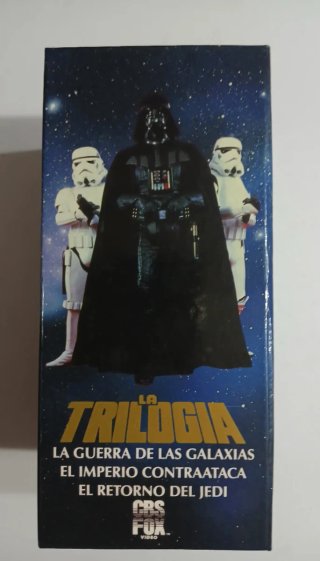 TRILOGÍA STAR WARS VHS (1990) - ED. CAJA AZUL