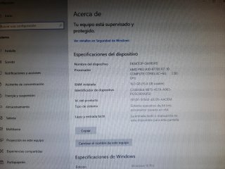 Mini PC HP EliteDesk 705 G3 Negro