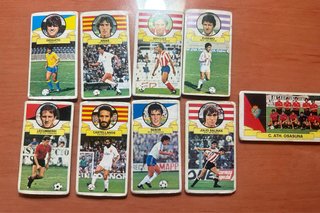 Lote 9 Cromos liga este 85-86