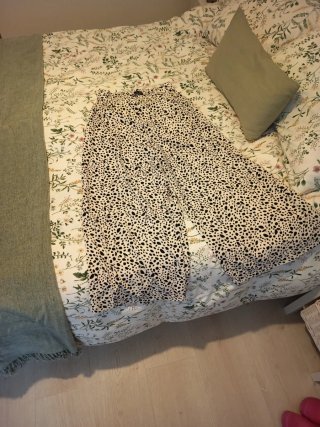 Pantalón Zara Pierna Ancha Estampado