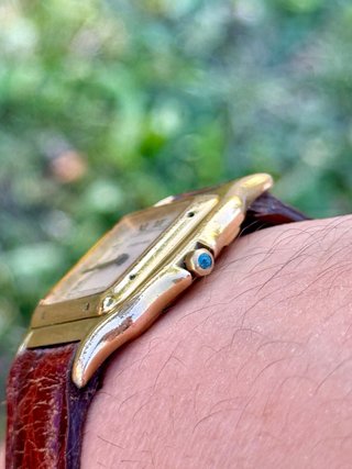 Reloj Vintage Car.tier Santos Dumont