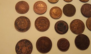 Lote de monedas antiguas
