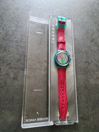 Swatch Chrono SCL103 Pink Spring