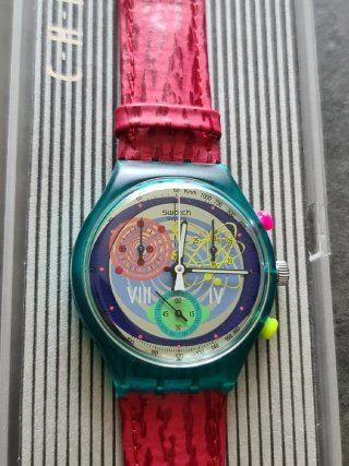 Swatch Chrono SCL103 Pink Spring