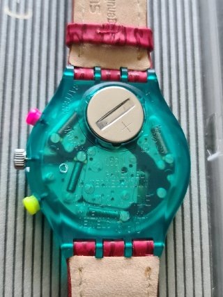 Swatch Chrono SCL103 Pink Spring