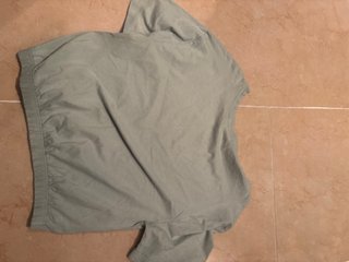 Camiseta crop Mango verde