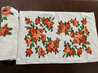 Set 12 Asciugamani Cotone Floreali
