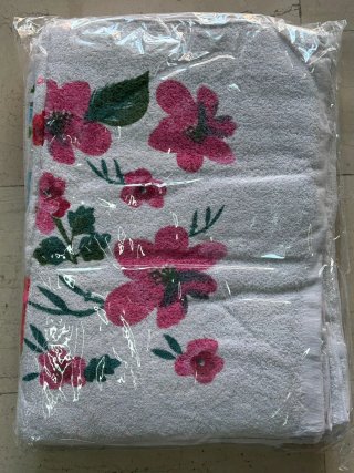 Set 12 Asciugamani Cotone Floreali