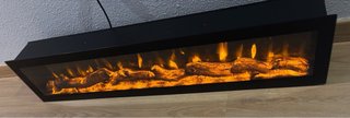 Chimenea eléctrica con mando a distancia