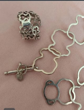 Pulsera Tous 60€ anillo 40€