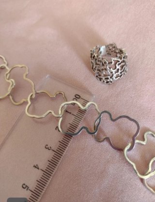 Pulsera Tous 60€ anillo 40€