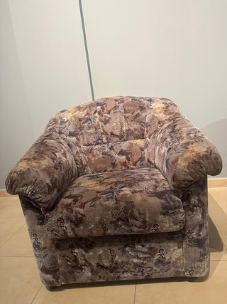 Conjunto sofá cama y 2 sillones