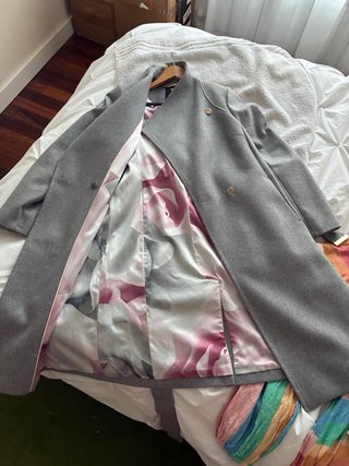 Abrigo Lana Gris Ted Baker Talla L
