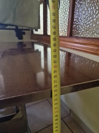 Mesa auxiliar vintage de madera