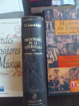 Diccionario literatura.  música.Historia España