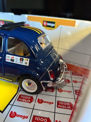 Fiat 500 L 1968 Bburago 1/18 1000 Miglia