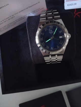 Tudor Royal Automatico 38mm Scatola Garanzia