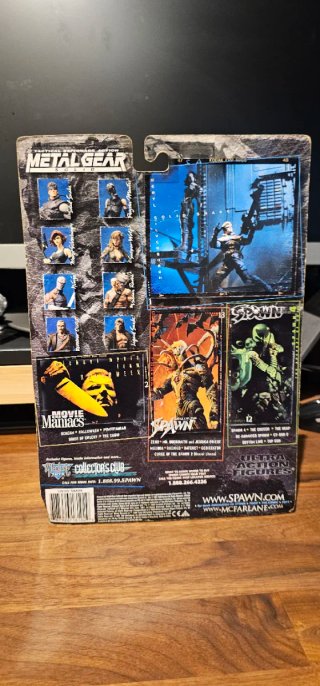 PRECINTADA Figura Metal Gear Solid Liquid Snake