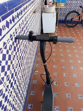 Patinete eléctrico negro