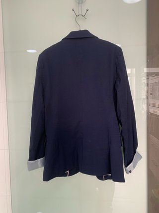 Chaqueta fina Stradivarius azul mujer