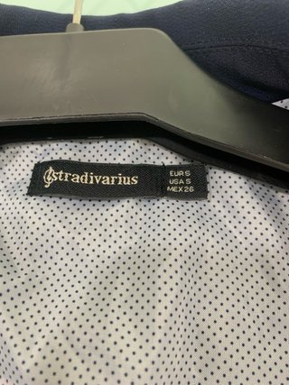 Chaqueta fina Stradivarius azul mujer
