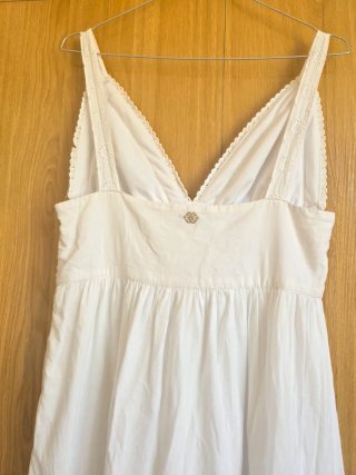 Vestido blanco largo Cuple