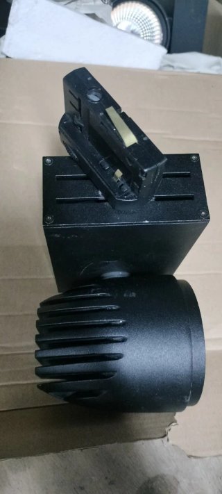 Focos de carril LED negro