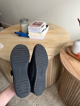 Zapatos de piel negros talla 38