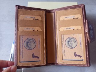 Cartera, billetera mujer,de piel Ubrique
