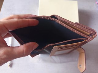 Cartera, billetera mujer,de piel Ubrique