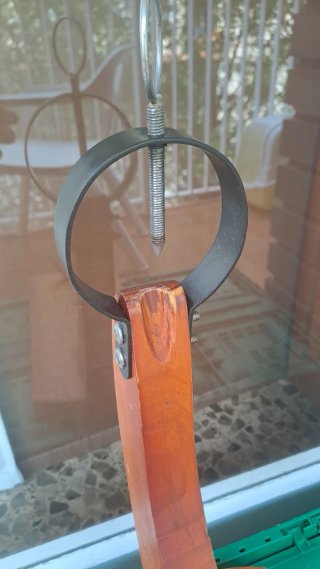 Soporte Jamonero Madera y Metal